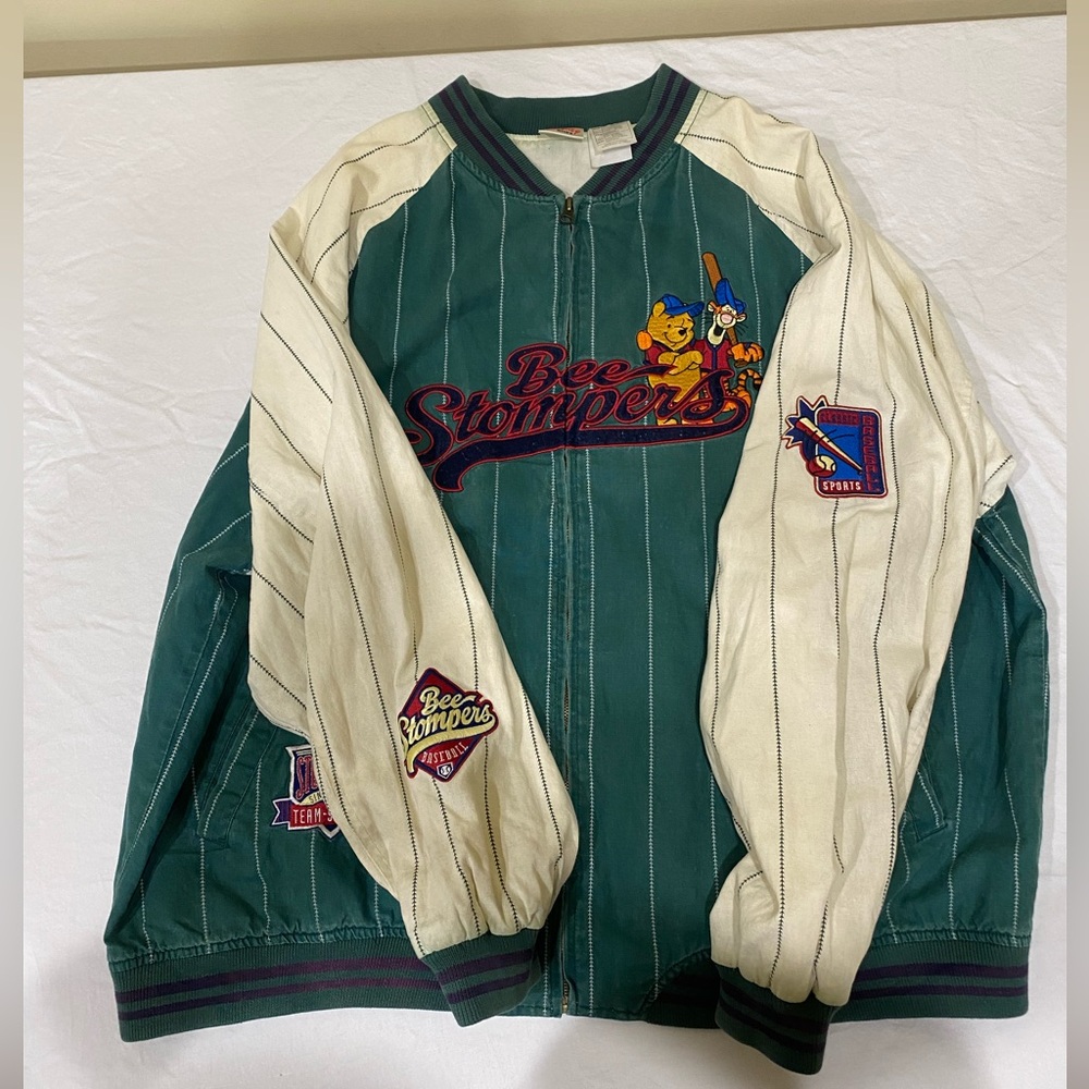 Vintage Disney Winnie The Pooh Baseball Jacket Retro Size XL - Picture 4 of 16